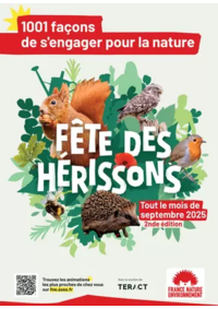 Prospectus Delbard Varades : Fête des Hérissons : 1001 manières de s'engager pour la nature
