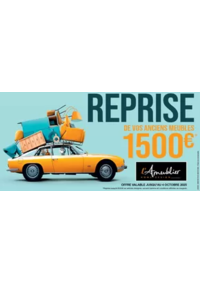 Prospectus L'ameublier CHATEAU DU LOIR : Jusqu’au 4 octobre 2025, votre magasin L’Ameublier les reprend jusqu’à 1500€