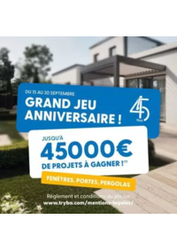 Prospectus Tryba BRIE COMTE ROBERT : GRAND JEU ANNIVERSAIRE!