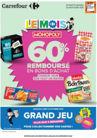 Prospectus Carrefour Drive CHARNAY LES MACON : LE MOIS MONOPOLY !