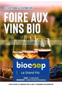 Prospectus Biocoop BARENTIN : Foire aux vins bio