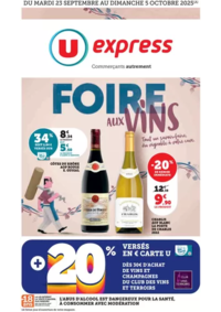 Prospectus U Express GAVRAY : Foire aux Vins d'Automne