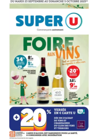 Prospectus Super U ALENÇON : Foire aux Vins d'Automne