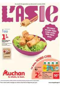 Prospectus Auchan SARCELLES Division Leclerc : L'Asie, on peut aller très loin avec des prix bas