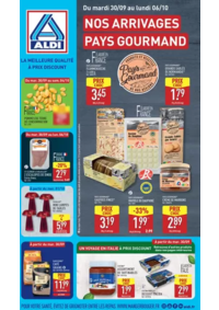 Prospectus Aldi Asnières-sur-Seine : Nos arrivages pays gourmand