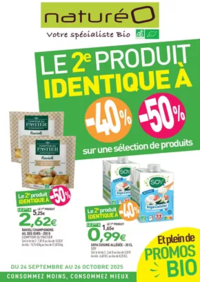 Prospectus NaturéO Saint-Brice-Sous-Forêt : LE 2º PRODUIT IDENTIQUE A -40% -50% sur une sélection de produits