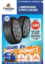 Prospectus L'auto E.Leclerc : JEU ANNIVERSAIRE