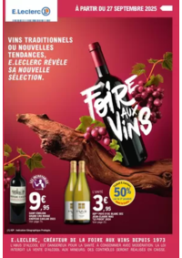 Prospectus E.Leclerc FONDETTES : FOIRE AUX VINS - MIXTE