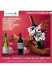 Prospectus E.Leclerc LECOUSSE : FOIRE AUX VINS - MIXTE
