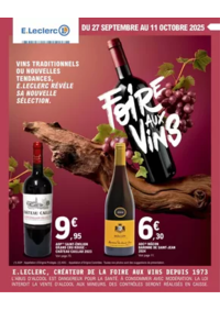 Prospectus E.Leclerc CLERMONT FERRAND : FOIRE AUX VINS - MIXTE