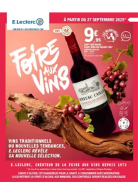 Prospectus E.Leclerc Pézenas : FOIRE AUX VINS - MIXTE