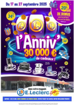 Prospectus E.Leclerc : ANNIVERSAIRE SEPTEMBRE 2025