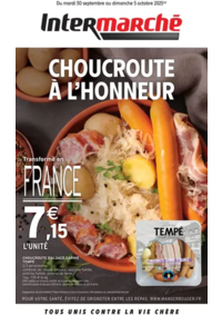 Prospectus Intermarché Super : S40 - R5 - CHOUCROUTE