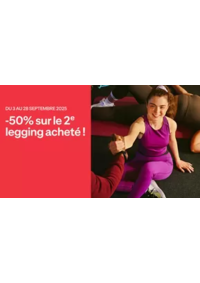 Prospectus DECATHLON Bellerive sur Allier : 1 legging acheté le 2ème à -50%