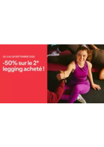 Promos et remises  : 1 legging acheté le 2ème à -50%