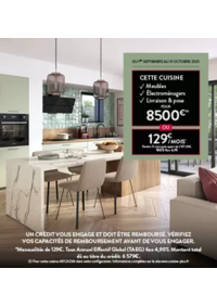 Prospectus Cuisine plus Val d'Europe - Montévrain : Financez votre cuisine à un taux préférentiel de 4,90%* TAEG fixe grâce à notre partenaire privilégi