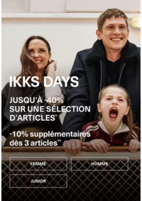 Prospectus IKKS PARIS 27 BOULEVARD DES CAPUCINES : IKKS days jusqu'à -40 %