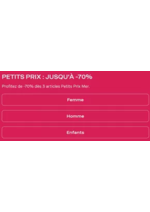 Prospectus Calzedonia : PETITS PRIX : JUSQU'À -70%