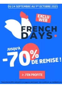 Prospectus Jardiland NEUILLY SUR MARNE : French days