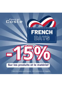 Prospectus Pascal Coste Montauban : LES FRENCH DAYS SONT DE RETOUR !