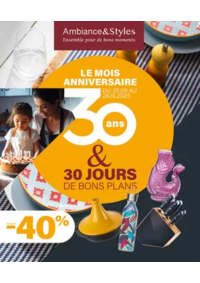 Prospectus Ambiance & styles  VITRÉ 12 rue de la Borderie : Le mois anniversaire
