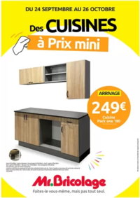 Prospectus Mr Bricolage Hanches : Des CUISINES à Prix mini