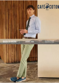 Prospectus Café Coton - Créteil : BACK TO WORK : Jusqu'à -40%