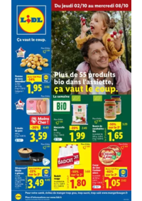 Prospectus Lidl MONTROUGE 74 avenue Marx Dormoy : Plongez dans l'univers gourmand de Lidl avec la gamme bio