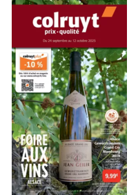 Prospectus Colruyt SAULXURES / M : FOIRE AUX VINS ALSACE