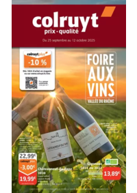 Prospectus Colruyt ST PIERRE D'ALLEVARD : FOIRE AUX VINS JURA VALLÉE DU RHÔNE