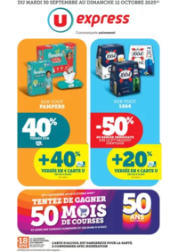 Prospectus U Express Evaux Les Bains : Quinzaine Commerçante
