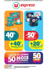 Prospectus U Express Paris 14 - Rue de la tombe Issoire : Quinzaine Commerçante