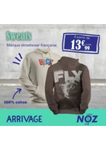 Prospectus NOZ : ARRIVAGE Marque streetwear française
