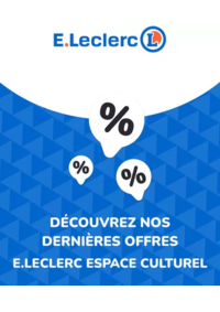 Prospectus Espace culturel E.Leclerc LE BLANC MESNIL : Offres E.Leclerc Espace Culturel