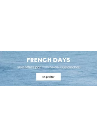 Prospectus Roxy Arcueil : French days 20€ offerts par tranche de 100€ d'achat