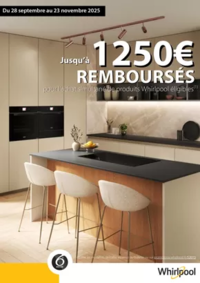 Prospectus Boulanger Saint-Maximin : OFFRE Whirlpool: jusqu'à 200€ remboursés !