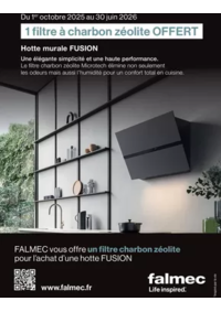 Prospectus Copra BRICQUEBEC : Falcon vous offre 1 filtre à charbon zéolite
