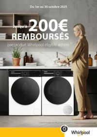 Prospectus Copra NOZAY : WHIRLPOOL vous rembourse jusqu'à 200€
