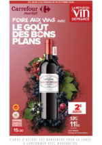 Prospectus Carrefour city : LA FOIRE AUX VINS, LE GOÛT DES BONS PLANS