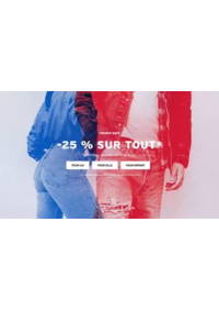 Prospectus Levi's Store les Arcades : French days -25% sur tout
