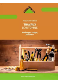 Prospectus Leroy Merlin Chartres : TRAVAUX D'AUTOMNE