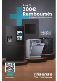 Prospectus Boulanger Jaux : OFFRE Hisense : jusqu'à 300€ remboursés !