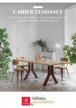 Promos et remises  : Donnez du caractère à votre habitat avec du mobilier industriel au style unique