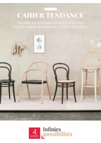 Prospectus 4 pieds LYON - GIVORS : Revisitez les époques pour apporter une touche pleine de charme à votre décoration