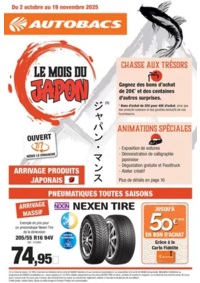 Prospectus autobacs Rosny-sous-Bois : Promotion du moment