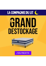 Prospectus La Compagnie du lit : Jusqu’au 7 octobre, profitez de prix réduits sur les plus grandes marques de literie.