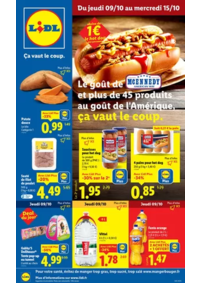 Prospectus Lidl SAINT DIE DES VOSGES : Tout l'esprit de l'Amérique vous attend avec la gamme McEnnedy chez Lidl