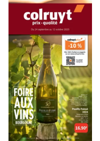 Prospectus Colruyt Ouroux-sur-Saône : FOIRE AUX VINS BOURGOGNE