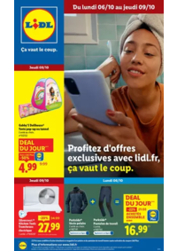 Prospectus Lidl ST WANDRILLE RANCON : Profitez d'offres exclusives avec lidl.fr, ça vaut le coup.