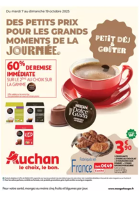 Prospectus Auchan Semécourt Metz : Des petits prix pour les grands moments de la journée